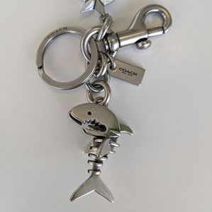 Coach Shark Keyring or Bag Charm